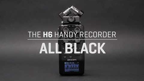 Zoom H6 All Black Product Video