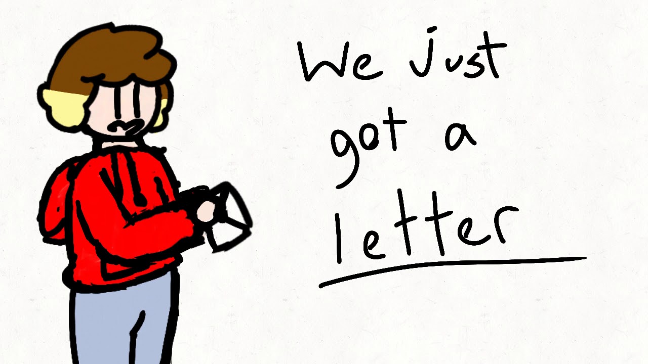 We just got a letter - YouTube