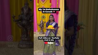 Bathukamma celebrations in Canada 🇨🇦