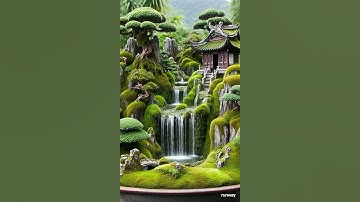 Tiểu cảnh thác nước mini để bàn cực đẹp - Paludarium mini tank #shorts #paludarium #tieucanh