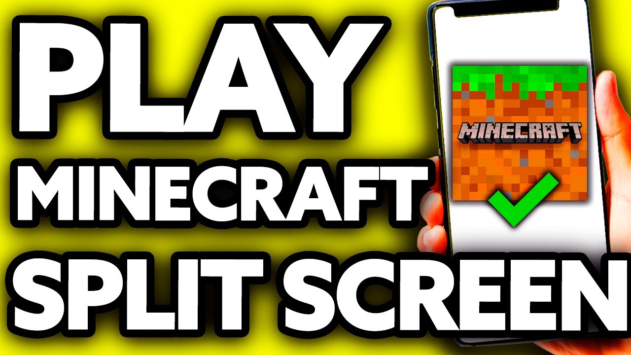 How to Play 4 Player Split Screen in Minecraft on 1 TV (Fast