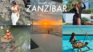 ZANZIBAR TRAVEL VLOG! SWIMMING WITH TURTLES+STONETOWN+SKYDIVING+CLEAR KAYAKING+MORE