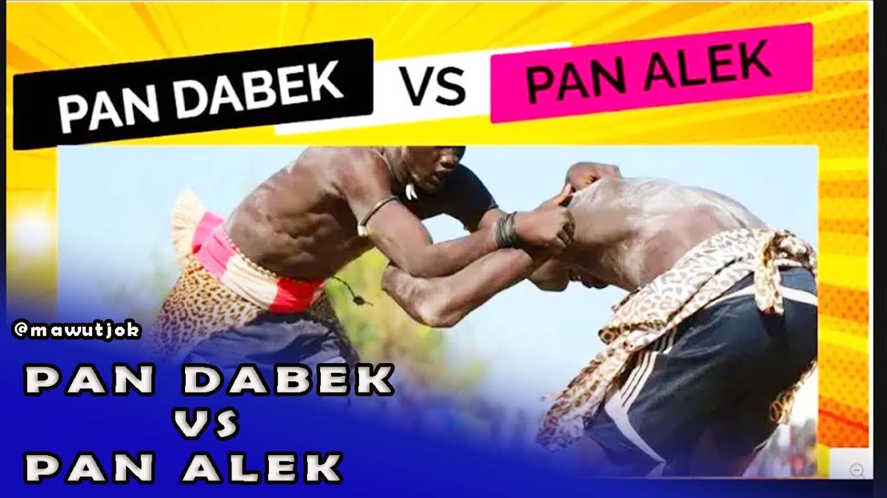South Sudan wrestling~Pan Dabek (Ayual) vs Pan Alek (Kongor) full HD video