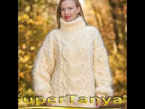 驚くほど Supertanya 高級手作りニットで手編みモヘア セーターを作った Youtube