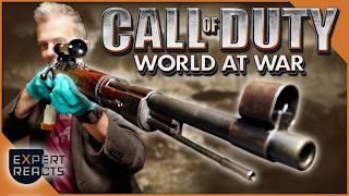 Firearms Expert Reacts to Call of Duty: World at War Guns | EXP
