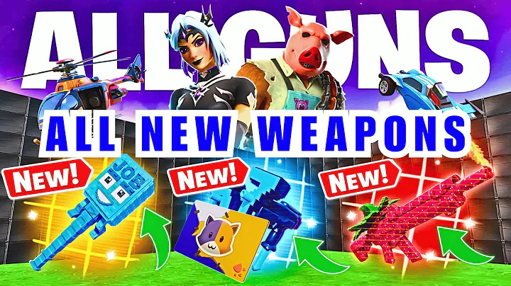 MEGA 1V1 ALL GUNS & VEHICLES MAP FORTNITE CREATIVE - FIND ALL SECRETS LOCATIONS PART 7