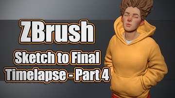 ZBrush sketch to final - Timelapse version - Process Part 4 - in ZBrush