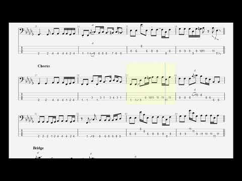【Bass Tab】 花たん(하나땅) - Linaria / 베이스 악보