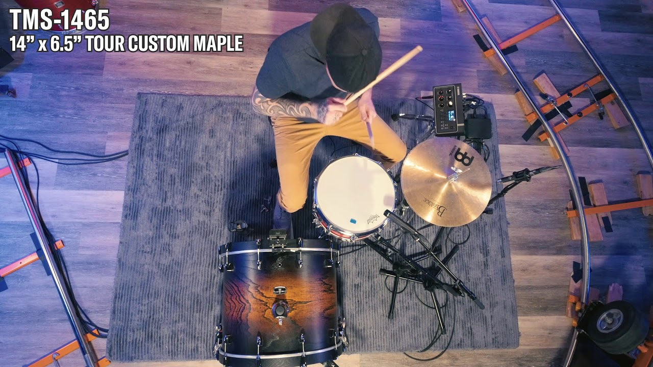 acoustic drums guitar center Yamaha Maple 14” x 5.5” Vs. Maple 14” x 6.5” Snare Drum Comparison