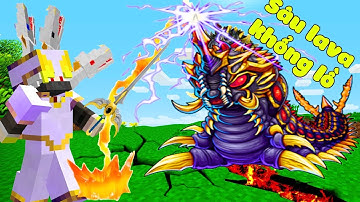 ONE THỬ THÁCH TIÊU DIỆT CON SÂU LAVA KHỔNG LỒ TRONG MINECRAFT