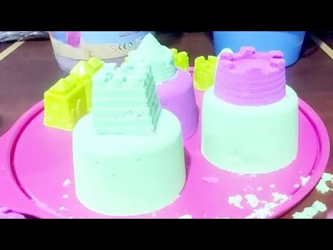 ASMR Satisfying Let's Get Messy With Kinetic Sand - YouTube
