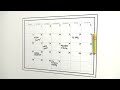 Wall pops dry erase calendar from brewster home fashions