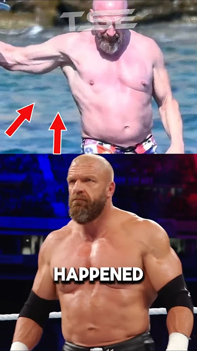 WHAT HAPPENED TO TRIPLE H'S PHYSIQUE?! 😨 #wwe
