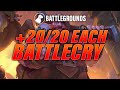 +20/20 For Each Battlecry | Dogdog Hearthstone Battlegrounds