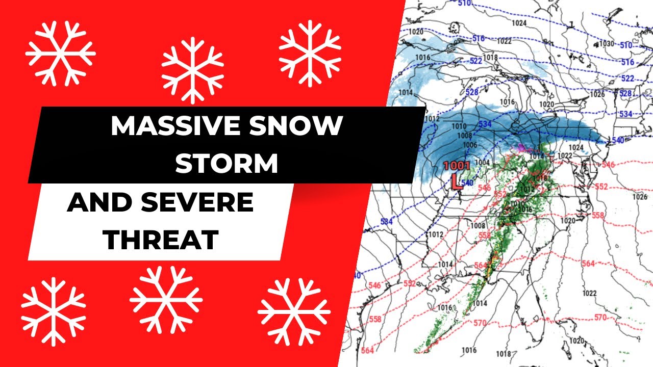 Snowstorm Creates Dangerous Roads and Conditions - YouTube