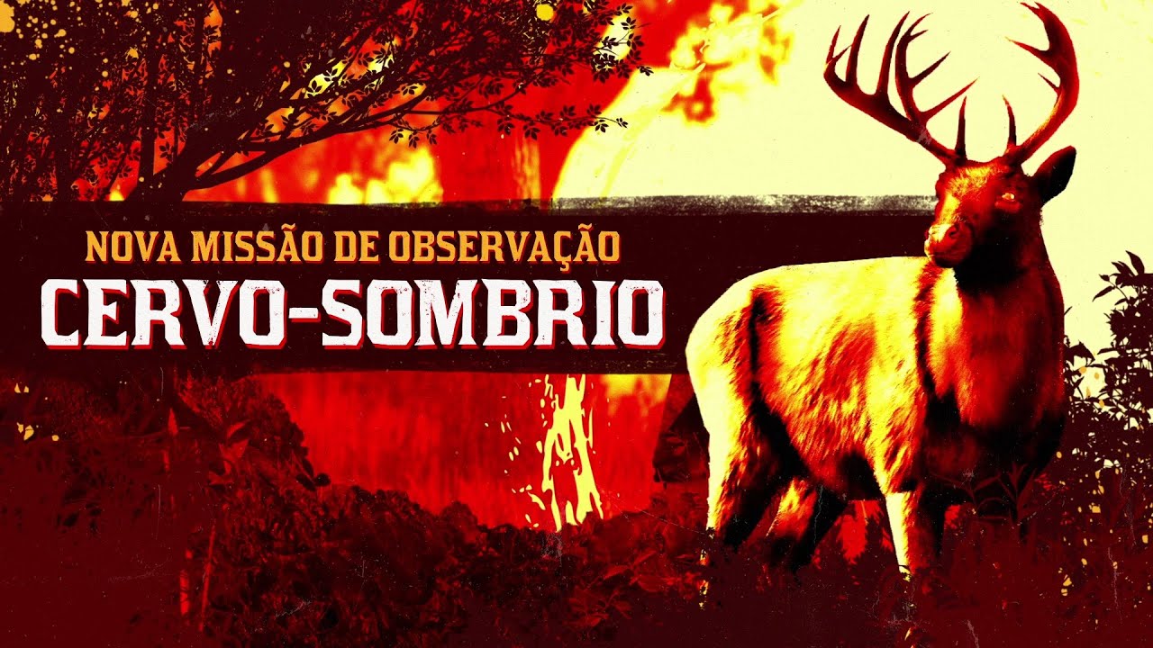 Red Dead Online - PS4 Live - Cervo-sombrio Lendário