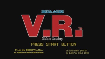 SEGA Classics Collection - PS2 - Virtua Racing - Arcade Mode Full Playthrough