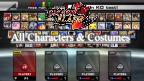 SSF2 Project B Patch 8 | All Characters & Alternates Costumes