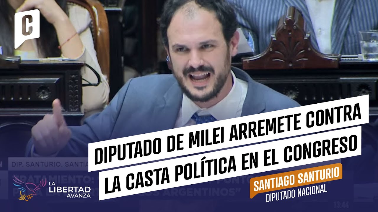 SANTURIO ARREMETE CONTRA LA CASTA POLÍTICA POR LA LEY BASES – 29 DE ABRIL 2024