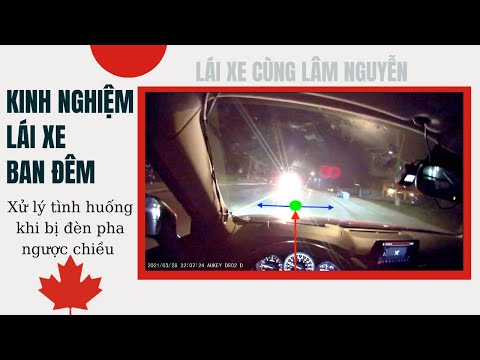 Video: Tại sao người lái xe nên lái xe chậm hơn vào ban đêm?