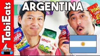 Japanese Try Argentina Snacks and Candies (Food Haul)