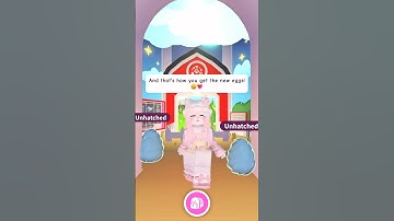 How to get the NEW CRYSTAL EGG in Adopt me 😍💕💎 #roblox #adoptme #robloxshorts #gaming #game