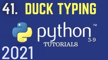 Python 3.9 Tutorials: Duck Typing In Python | Types Of Polymorphism | Polymorphism| Python Beginners