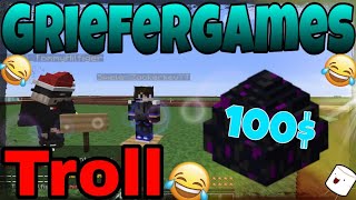 DRACHENEIER für 100$ / Mega lustig 😂😂 troll auf Griefergames.net (Minecraft/Deutsch) I Saptor