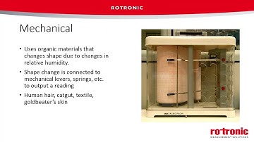 Humidity measurement technology pros & cons