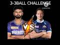 SHREYASH IYER VS DAVID MILLER 3-3BALL CHALLENGE REAL CRICKET 24 #shorts