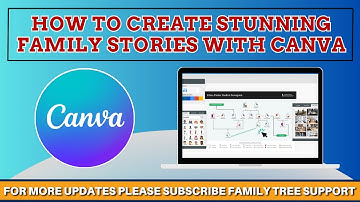 How to Create Stunning Family Stories with Canva | Genealogy Made Easy!