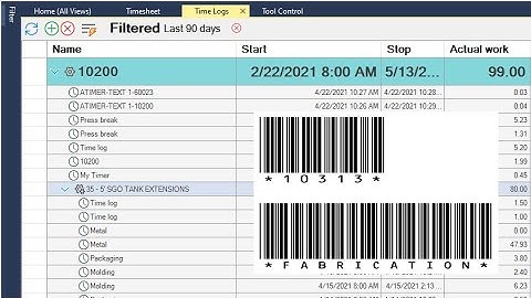 Tracking Time and Materials on the Shop Floor