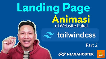 Landing Page Animasi pakai Tailwind -  Web Portfolio Part 2