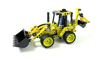 Lego Technic 42004 Mini Backhoe Loader Speed Build And Review