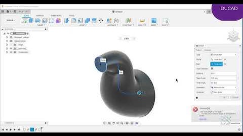 Sweep Tool part 1 lI Fusion 360 II Step by Step for Beginners