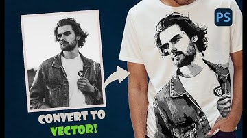 How to Convert Raster Image to Vector - Photoshop Tutorial