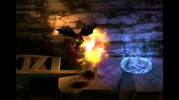 Vagrant Story - 52 Abandoned Mines B2 #5 Annoying Imps while climbing to Sky Dragon