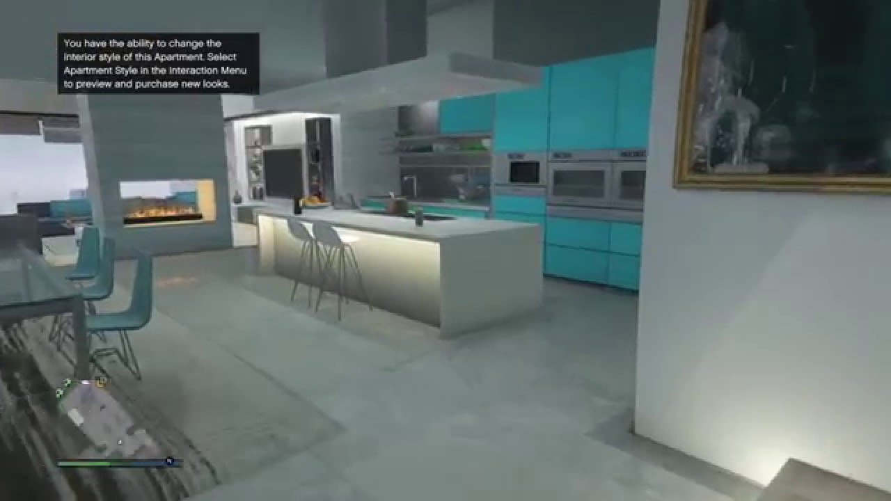 Gta V Apartment Showcase Aqua New Dlc You