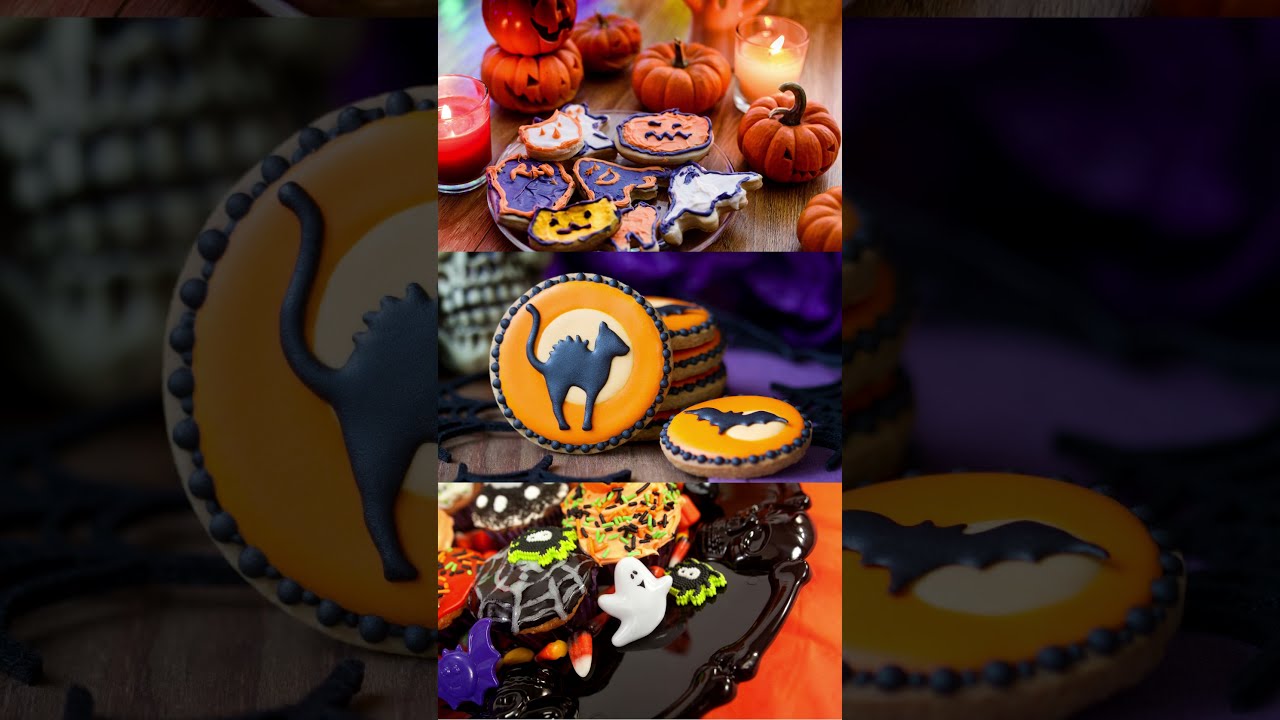 How To Make HALLOWEEN Cookies Shorts