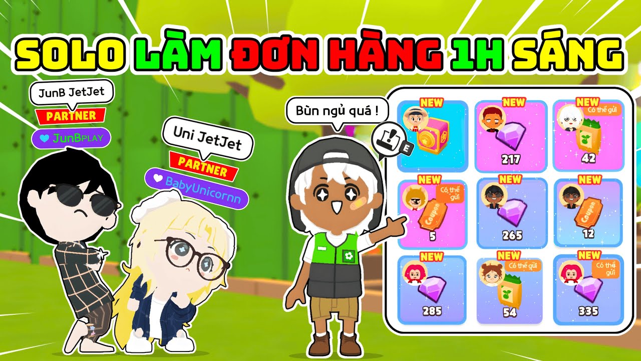 Play Together | Mình Và Uni SoLo Làm Đơn Hàng Lúc 1H Sáng Ở Nông Trại Và Cái Kết