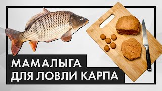 картинка: Как приготовить МАМАЛЫГУ для рыбалки. УЛУЧШЕННЫЙ РЕЦЕПТ. Подходит для ловли карпа и карася