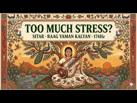 Vagus Nerve Activation 🌿 | Yaman Kalyan Sitar, Bansuri 174Hz for Calm & Relief