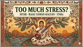 Vagus Nerve Activation 🌿 | Yaman Kalyan Sitar, Bansuri 174Hz for Calm & Relief screenshot 3
