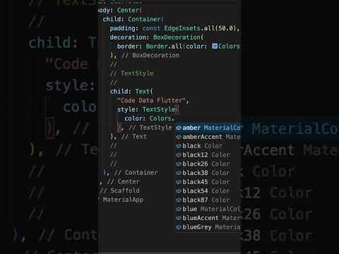 Text Widget, TextStyle
