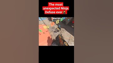 The most unexpected Ninja Defuse ever🥷.#shorts #callofduty #warzone #warzoneclips #cod #codm #mw2