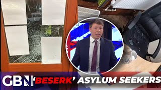 REVEALED: ‘Berserk’ asylum seekers SMASH UP RAF Wethersfield