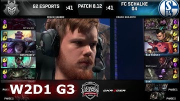 G2 eSports vs FC Schalke 04 | Week 2 Day 1 S8 EU LCS Summer 2018 | G2 vs S04 W2D1