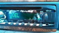 HD Radio and RDS on Pioneer DEH-4400HD Car stereo 