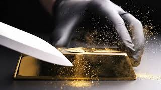 “Soft metal scraping sound of a knife gliding across real gold. screenshot 5