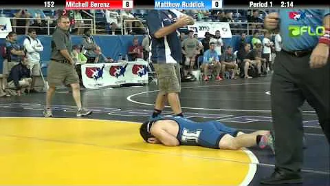 Junior 152 - Mitchell Berenz (Wisconsin) vs. Matth...